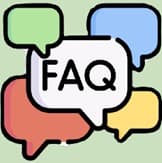 FAQ chat bubbles illustration